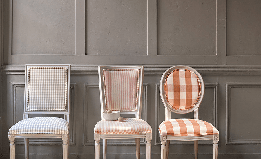 Checks and stripes are back! - Gaudion Furniture