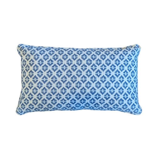 Cushion Elska Buxton Blue Lumber by ROMO Gaudion Furniture