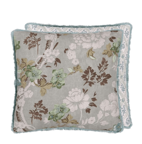 Designers Guild Eagle House Damask Seagrass Cushion