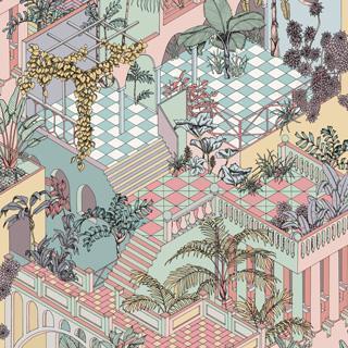 Cole & Son Miami Wallpaper 4 colours