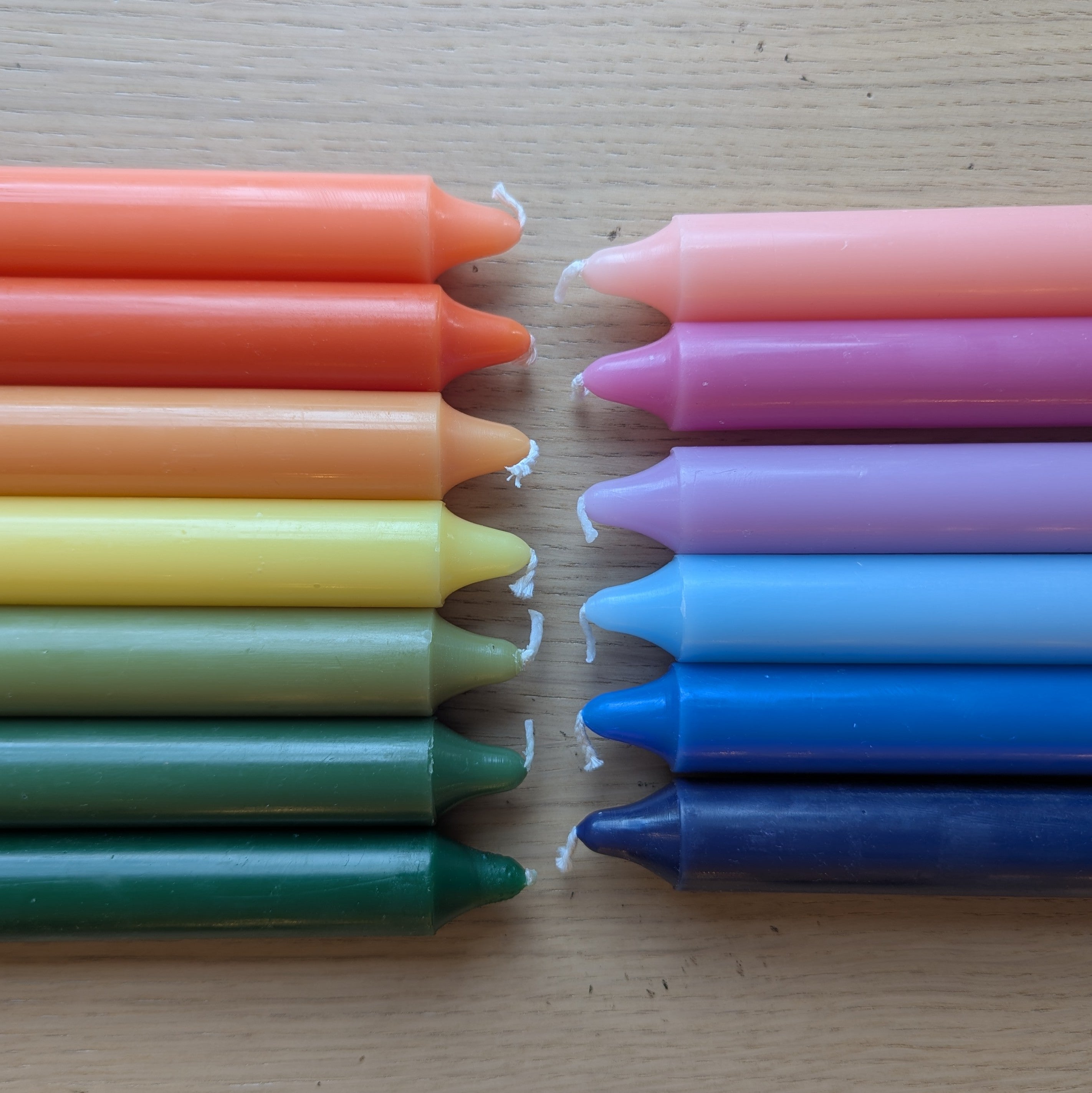 DINNER CANDLE COLOURS GAUDION FURNITURE