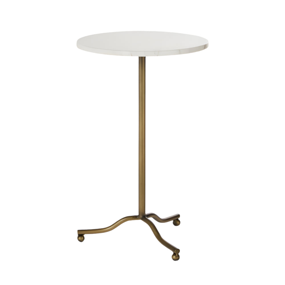 Round table with marble top