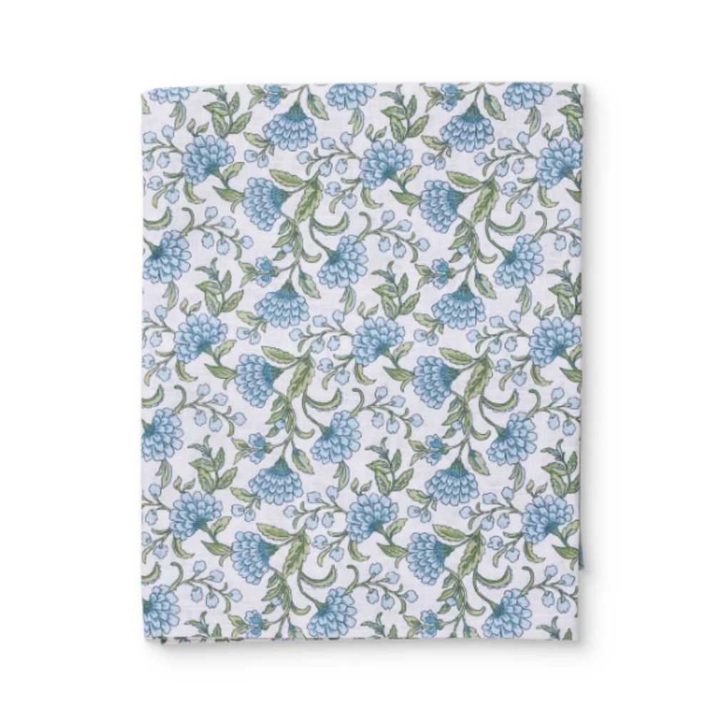Georgia Floral Tablecloth Blue/Green 2 Sizes
