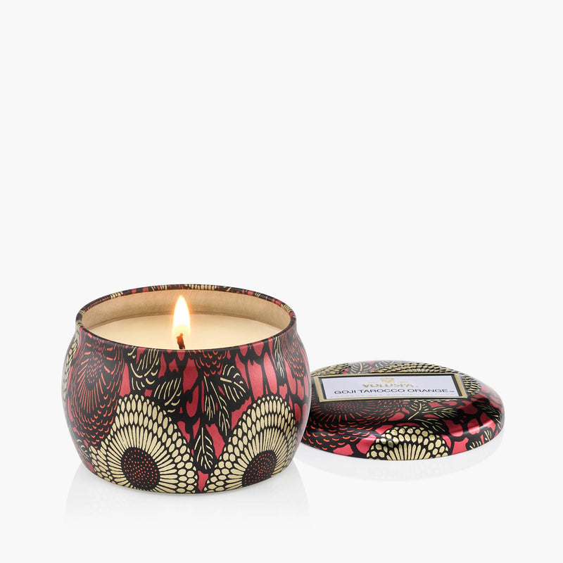 VOLUSPA Goji & Tarocco Orange Mini Tin Candle