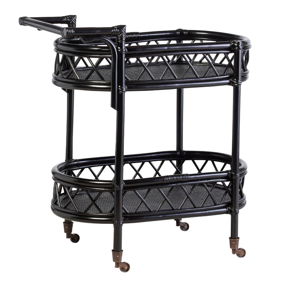 Honolulu Rattan Bar cart xavier furniture