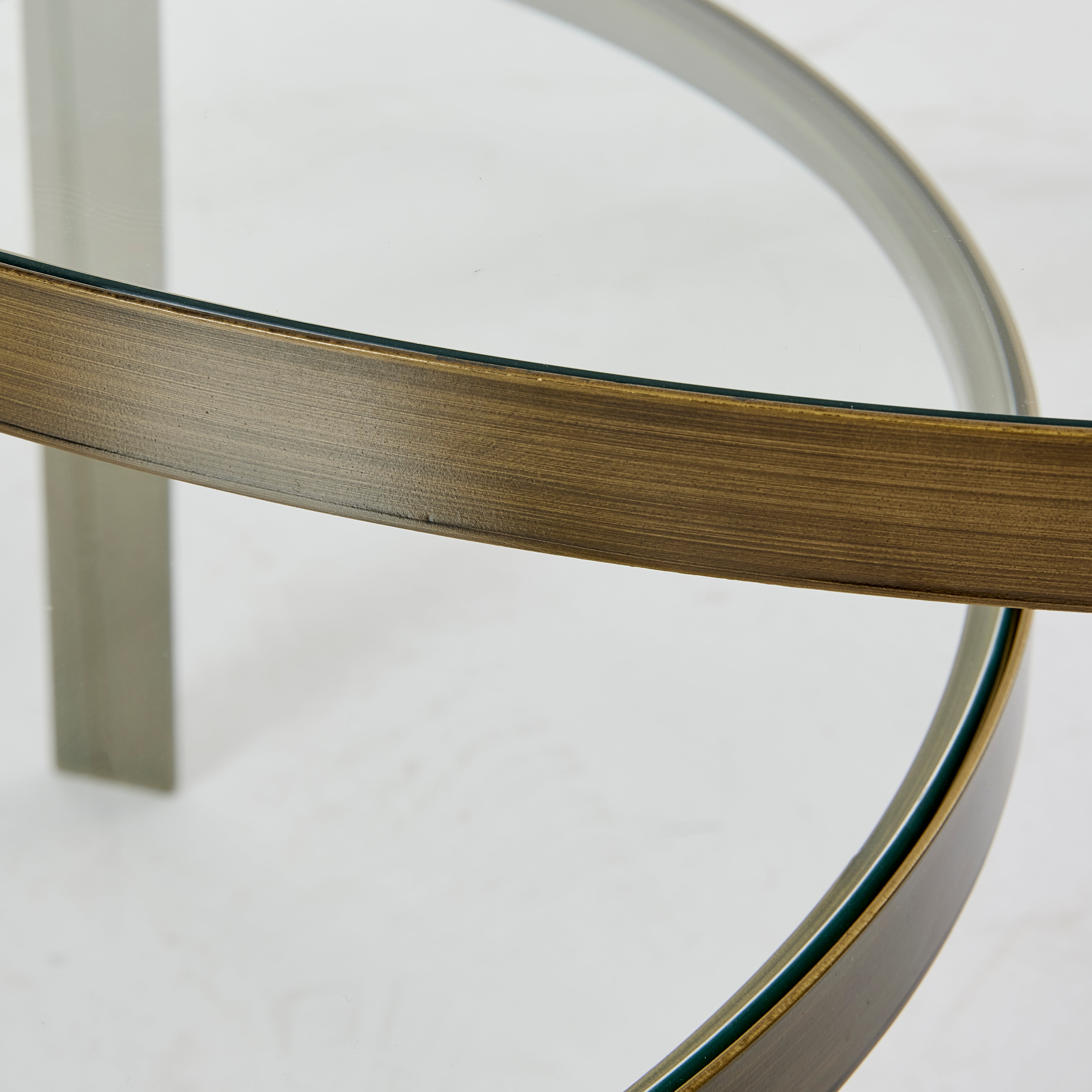The Coffee Table Nest with glass tops, two tables.