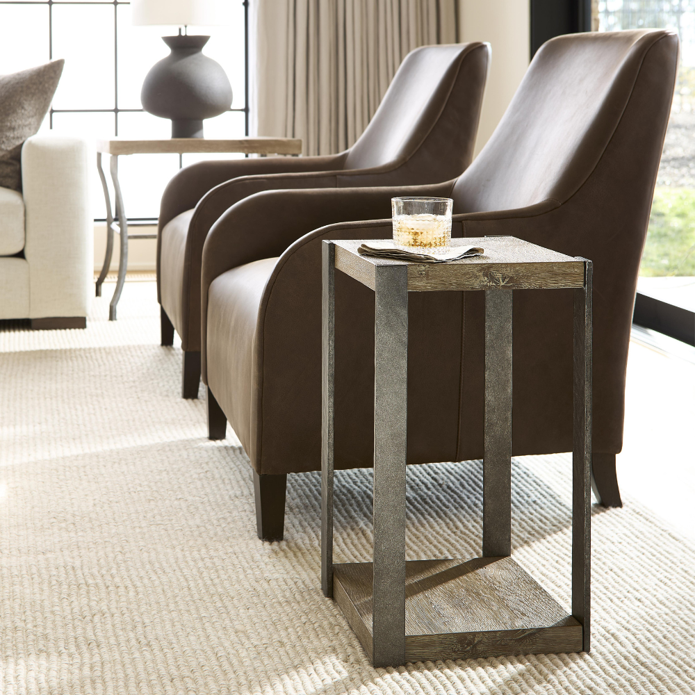 Naomi Leather Armchair, Bernhardt x Gaudion Furniture