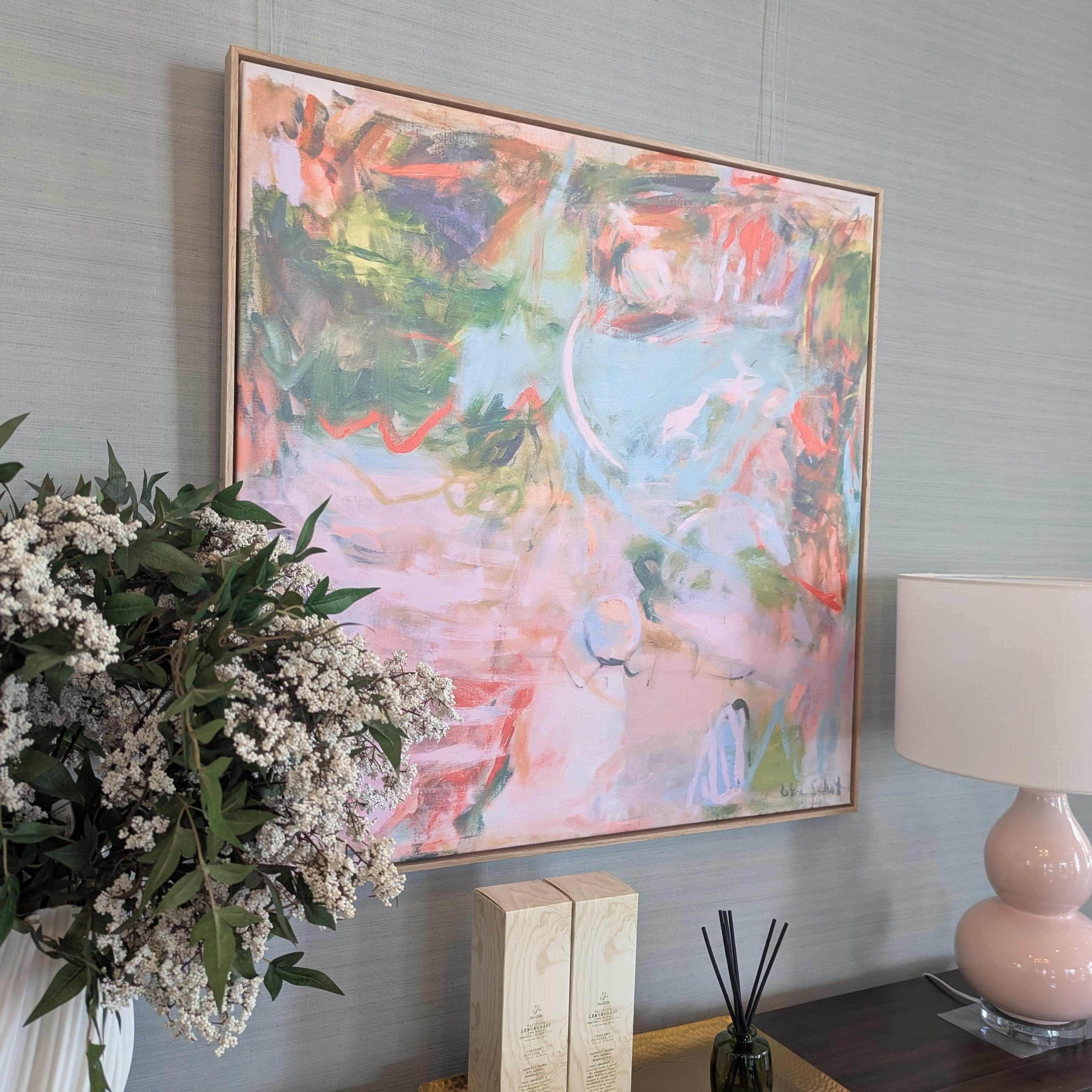 Where our Paths Meet Print abstract art on canvas