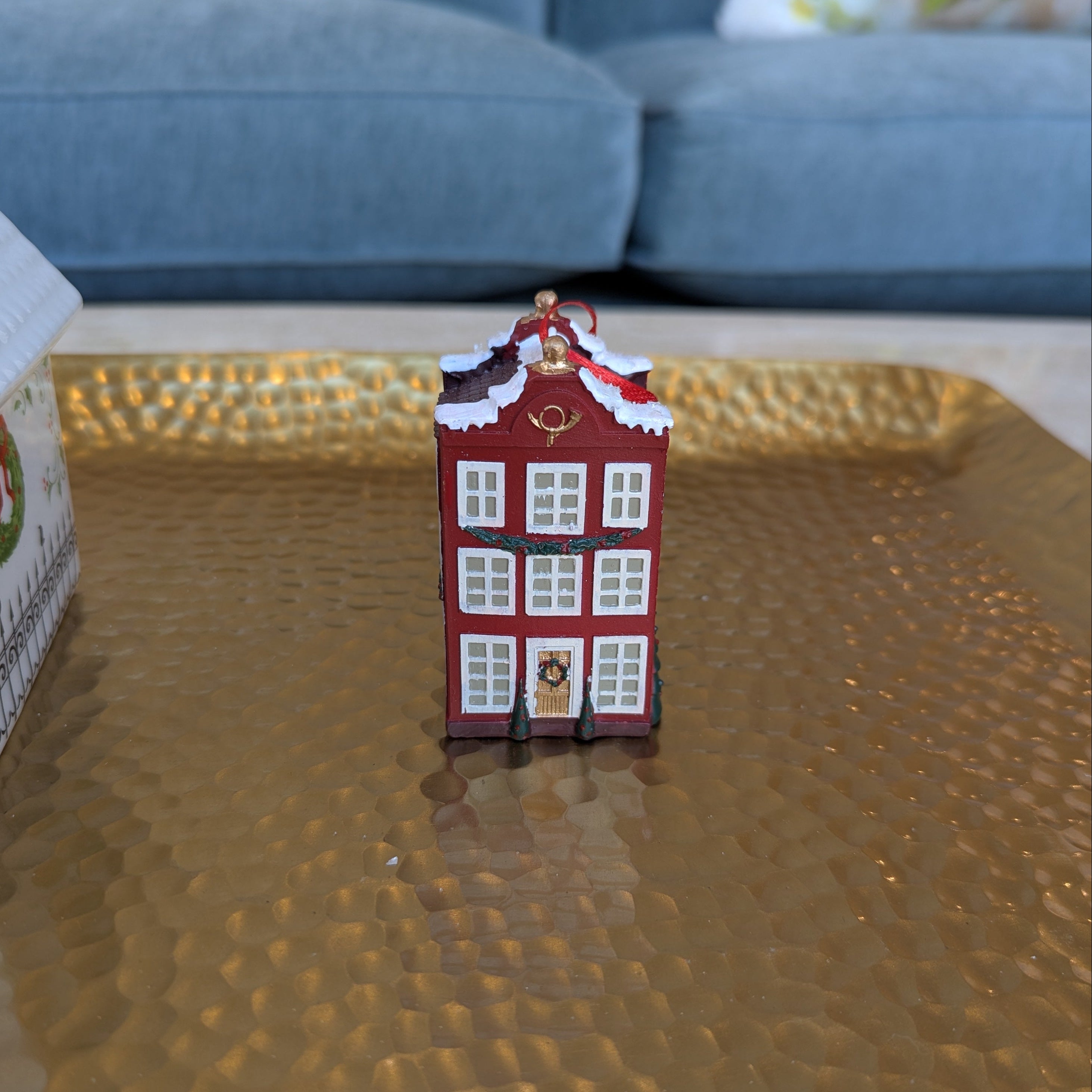 Christmas Red Post Decoration Christmas tree