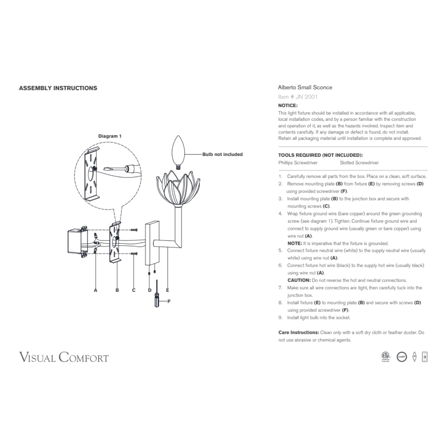 Alberto Small Sconce Pre Order - Gaudion Furniture