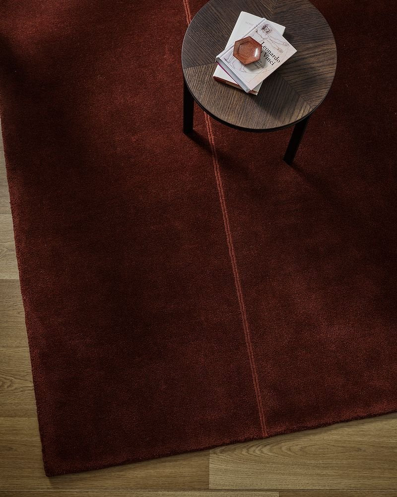 Bastion Rug Claret - Gaudion Furniture