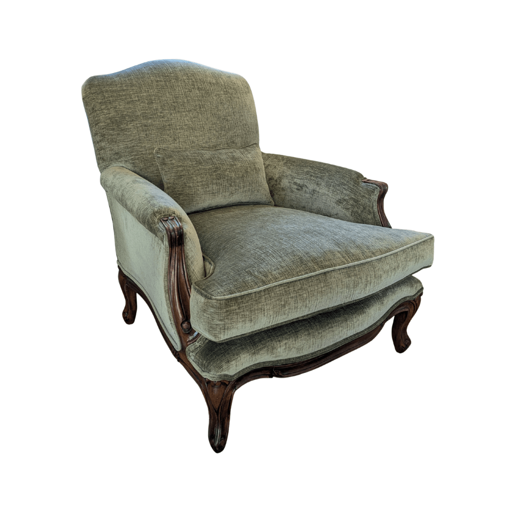 Beaudelaire Bergere - Sage - Gaudion Furniture