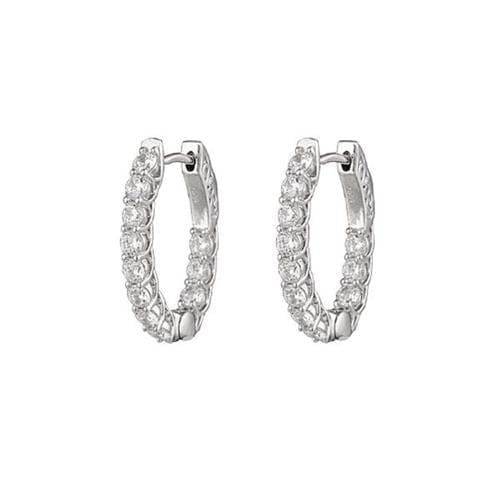Bianc EARRINGS Earrings Halo Silver Sm