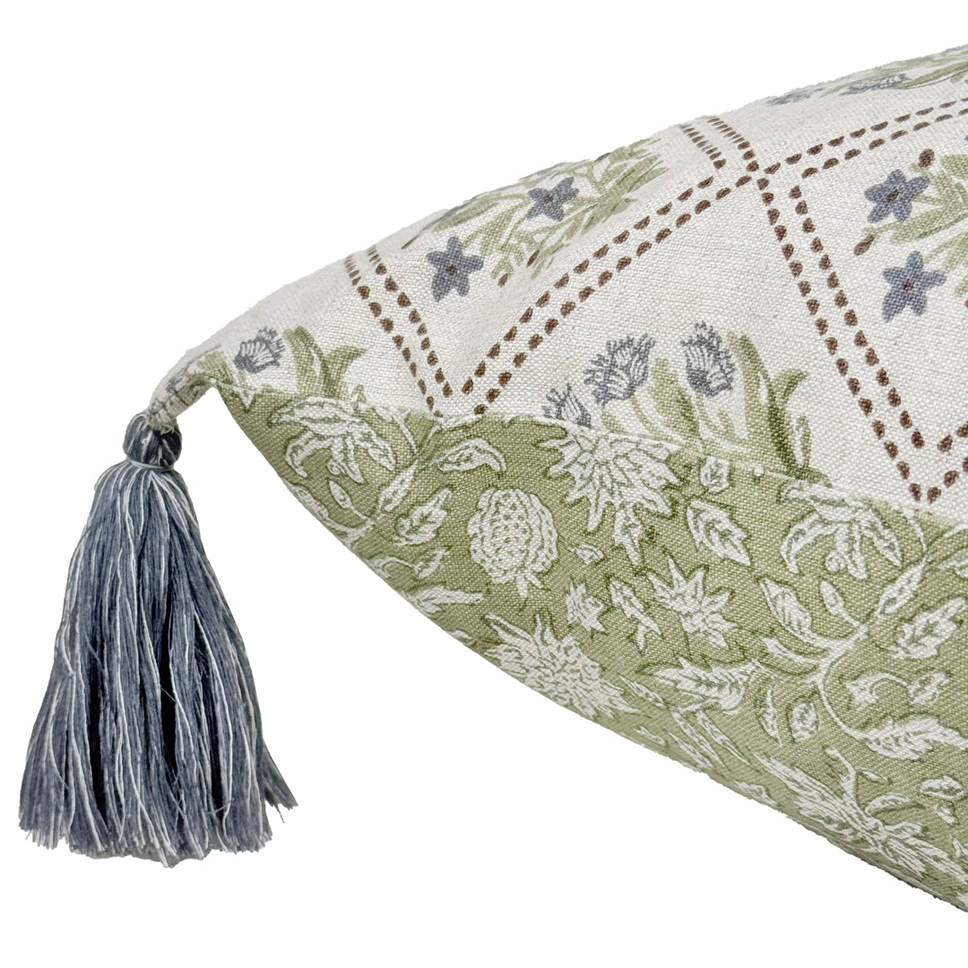 Lattice Cushion 50 x 50 Linen, Gaudion Furniture