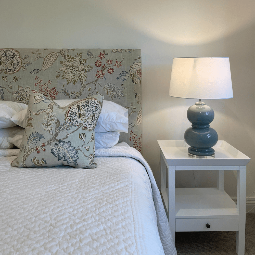 Custom Made Straight Top Upholstered Bedhead - Gaudion Furniture