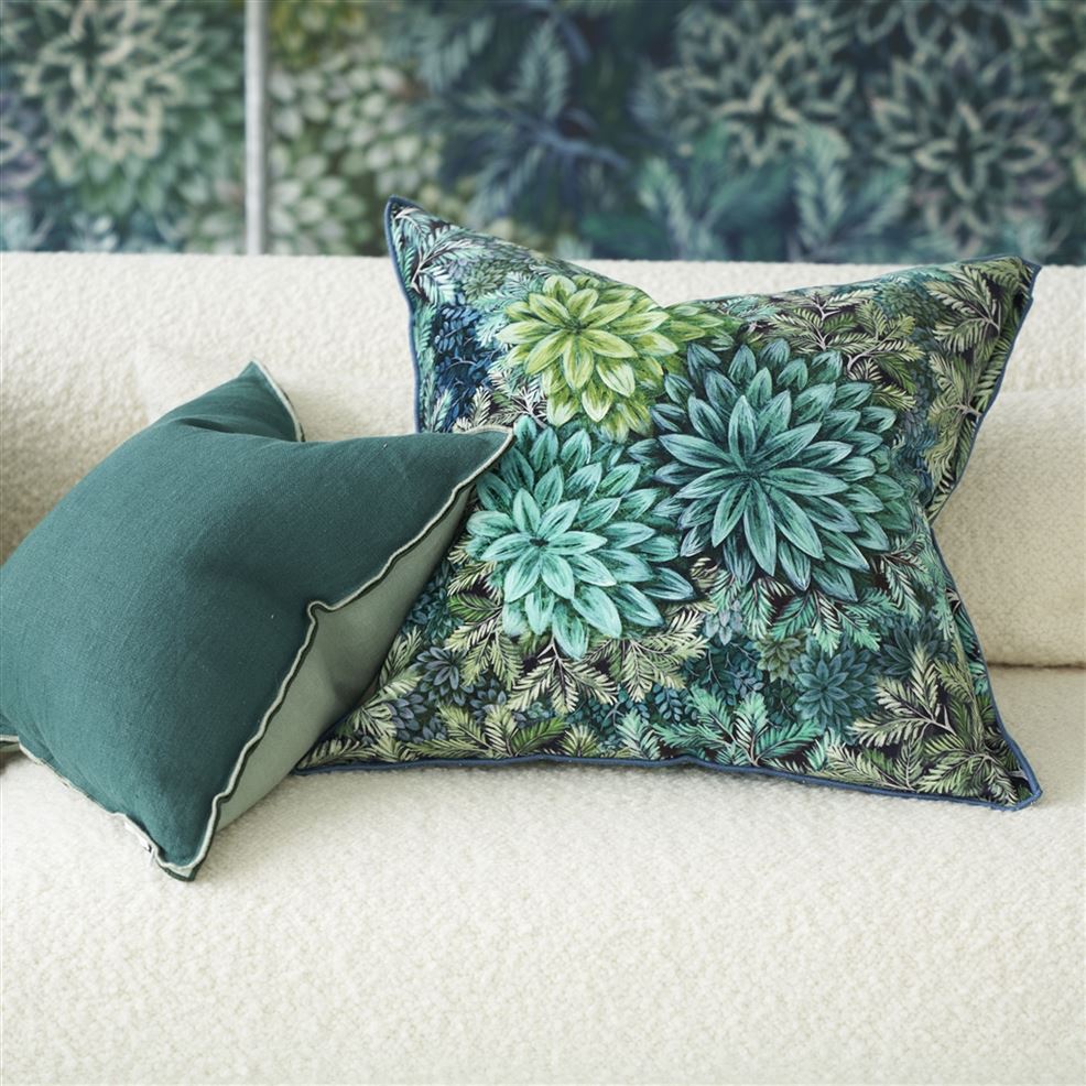 Designers Guild Madhya Azure Cushion - Gaudion Furniture