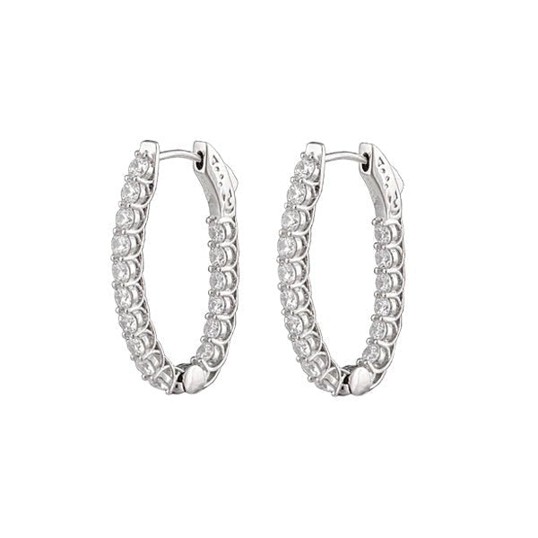 Earrings Halo Large Silver - Gaudion Furniture