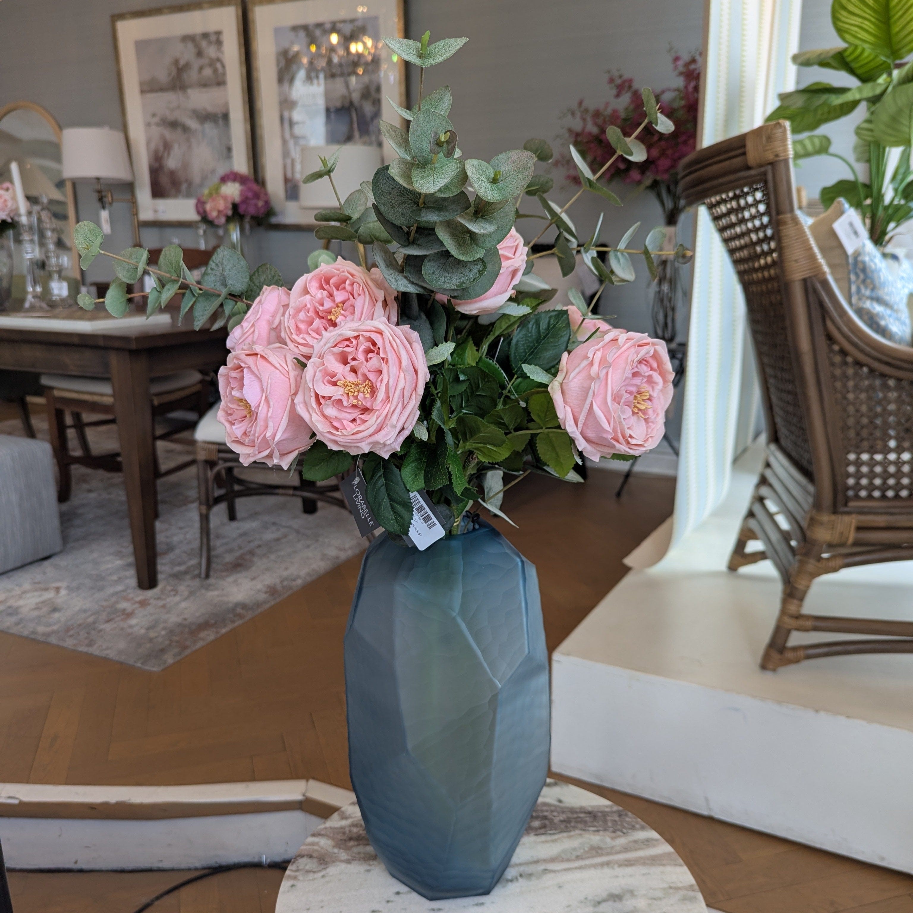 Gaudion Furniture 124 Artificial Florals Rose Dianna Light Pink ST