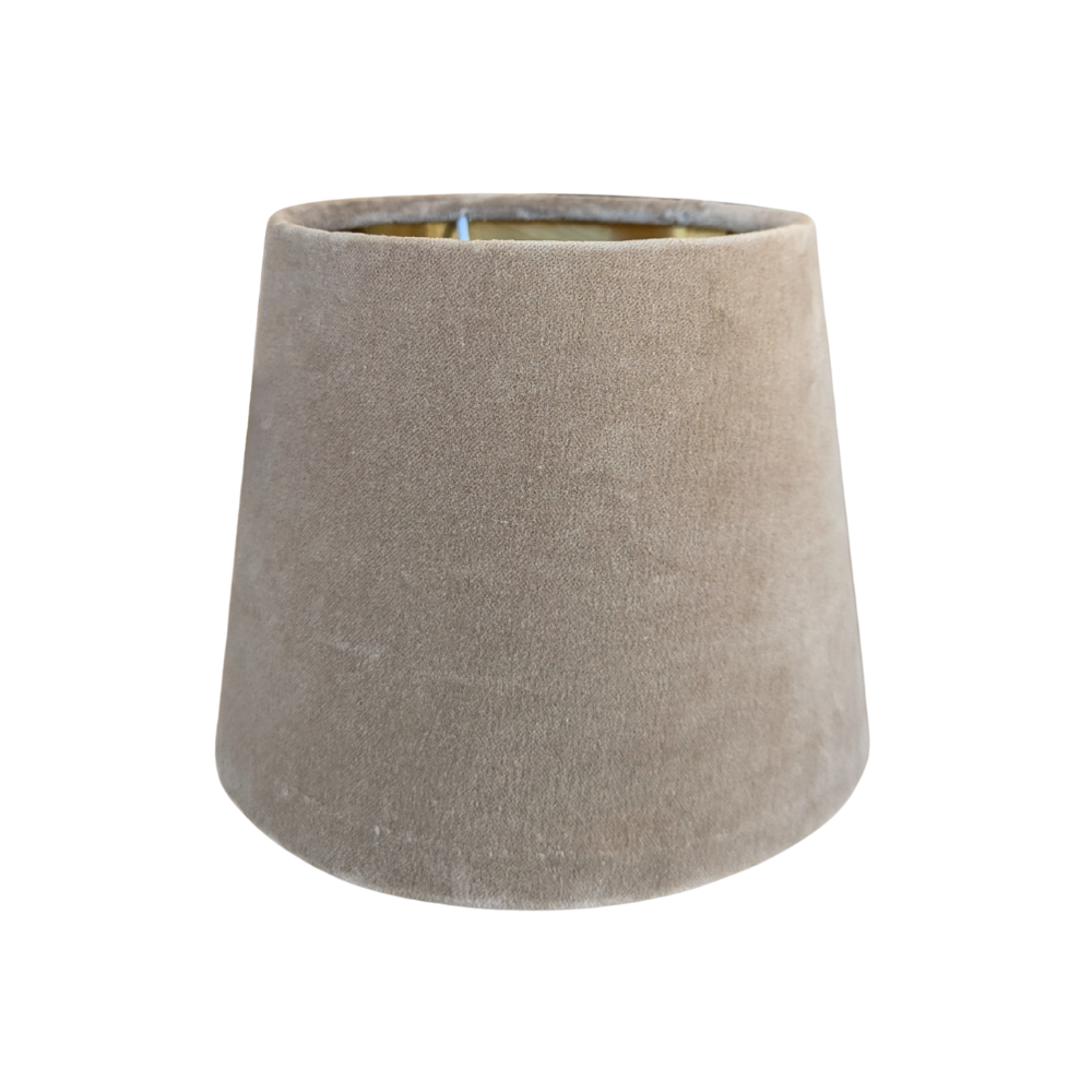 Gaudion Furniture 9 Lamp Shades Lamp Shade Velvet Beige Small