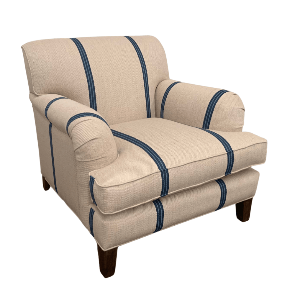 Gaudion Furniture Armchairs Bergeres Ralph Lauren Twinfalls Stripe Armchair