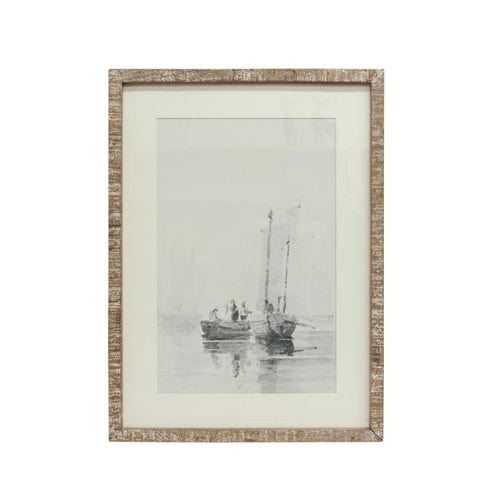 Gaudion Furniture Artwork Sail Boat and Dingy Print