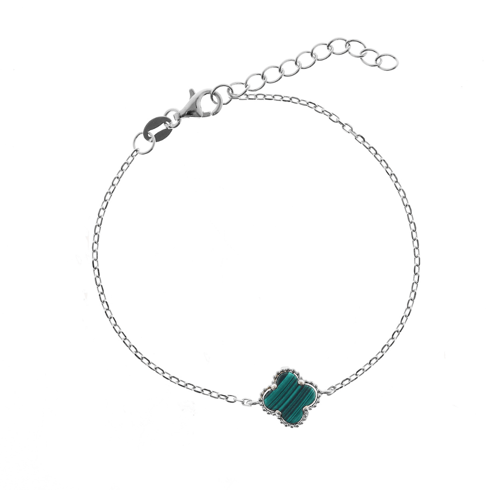 Clover online bracelet silver