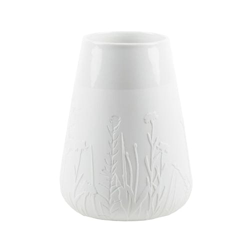 Vase Poetry Grasses White Porcelain