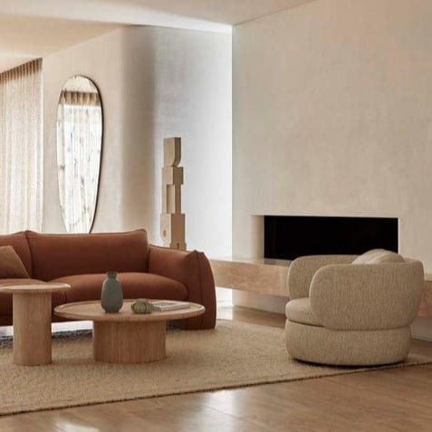 GLOBE WEST Armchair Winona Swivel Armchair