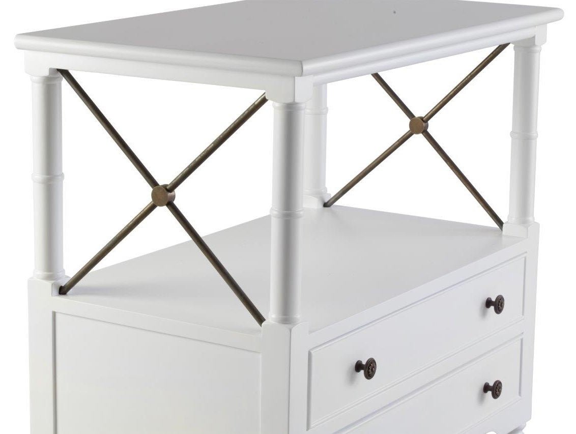 Grand Bahama Bedside 3 Colours - Gaudion Furniture