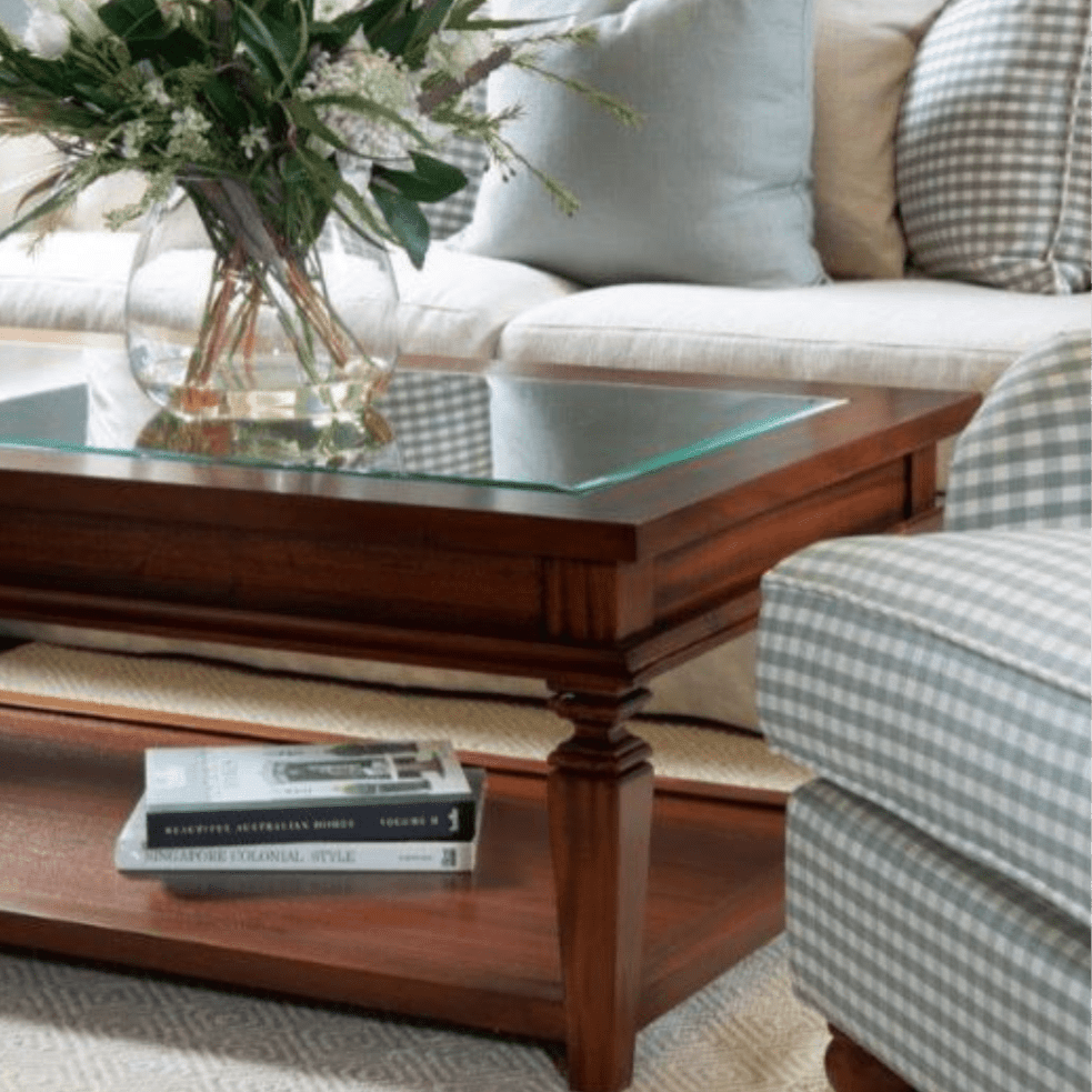 Hampton Rectangle Coffee Table 3 Colours - Gaudion Furniture