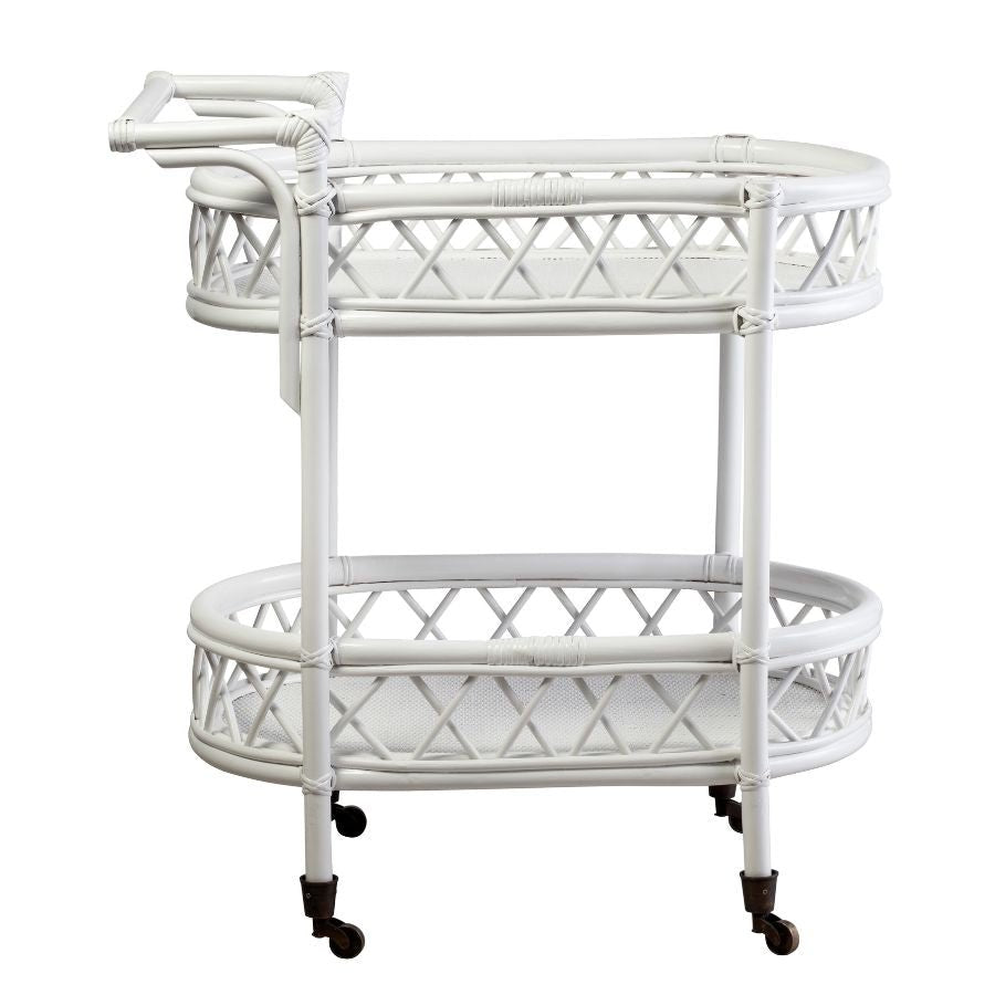Honolulu Rattan Bar Cart - Gaudion Furniture