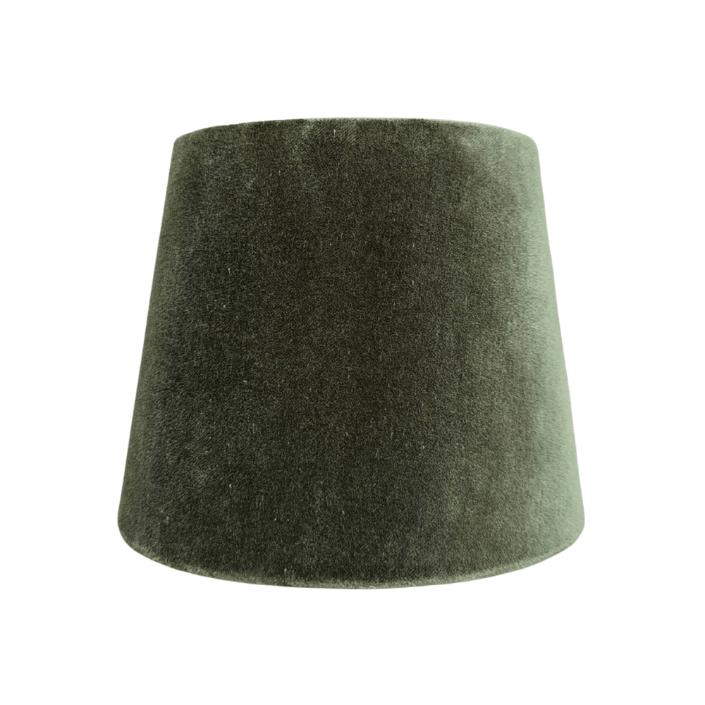 Lamp Shade Velvet Olive Small - Gaudion Furniture