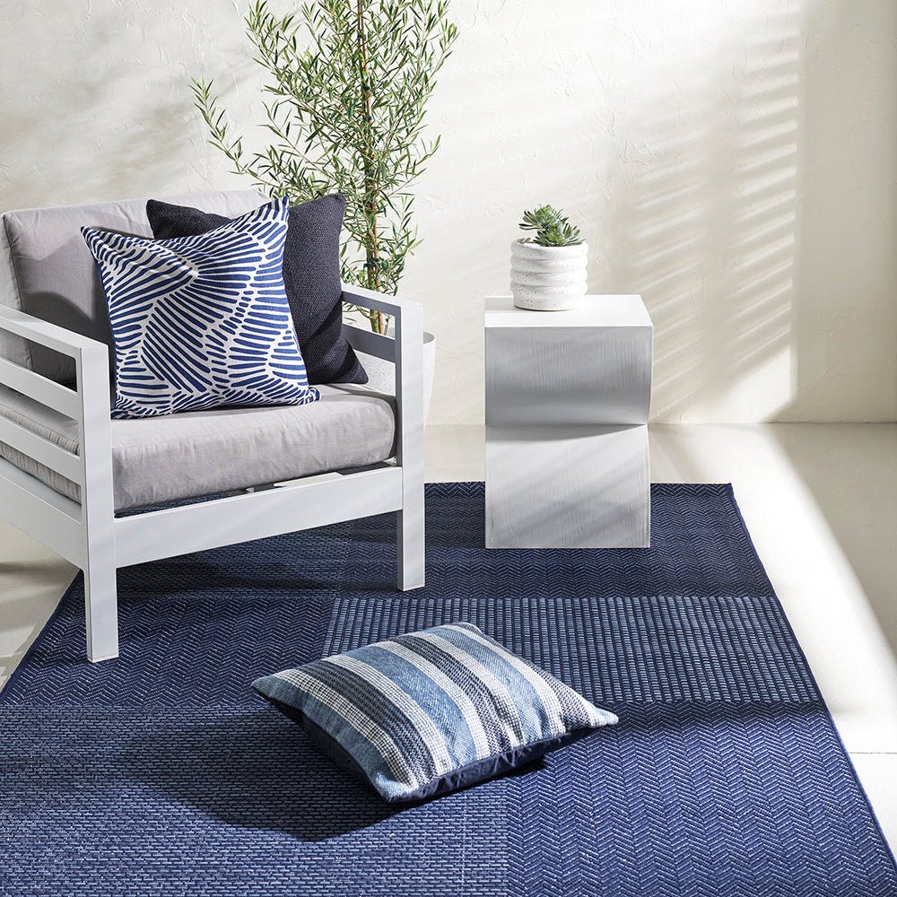 Lansdowne Cushion Outdoor Navy - Gaudion Furniture