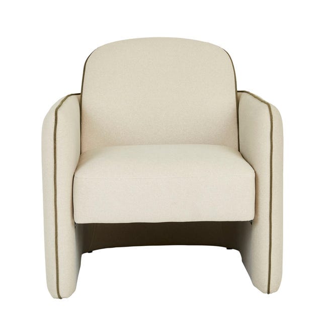 Leora Occasional Chair Greige - Gaudion Furniture