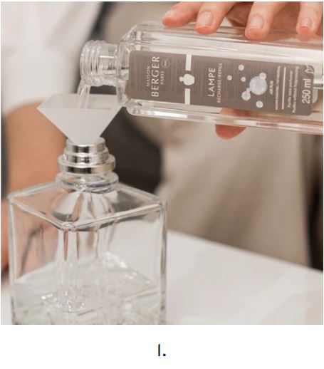 Diffuser Maison Berger Paris Round - catalytic lamp with scent refill gift pack. How to guide.