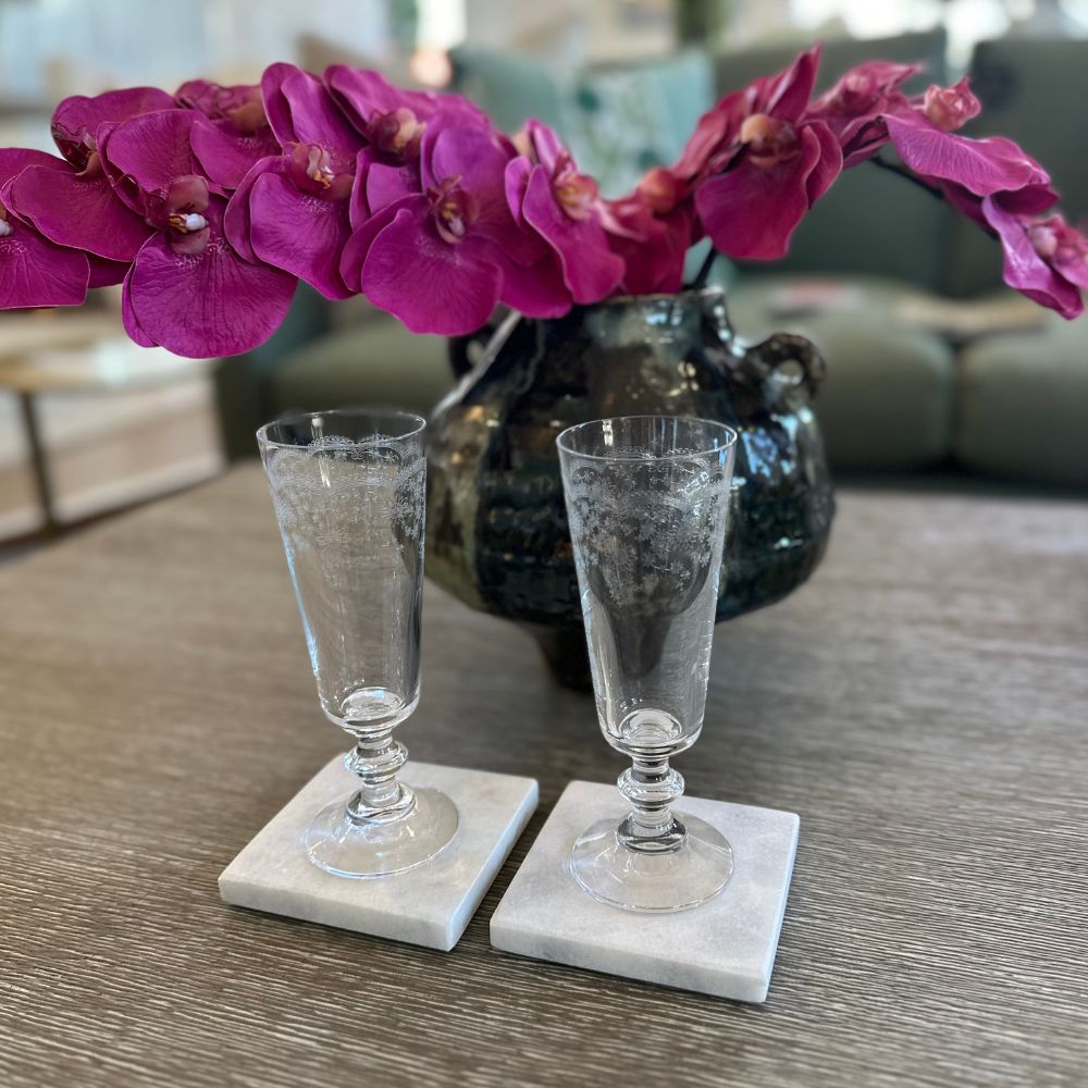 Marble Square Coasters Set of 4 - Gaudion Furniture