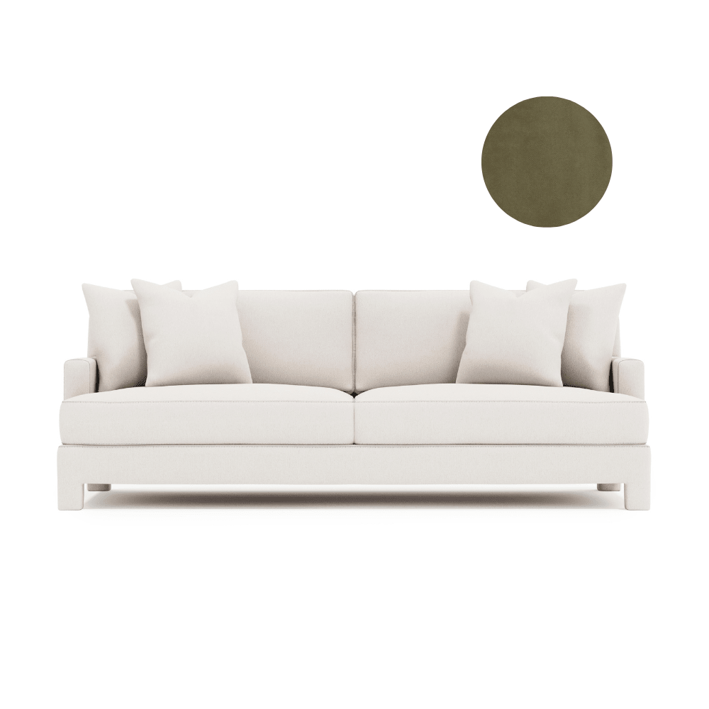 Mily Sofa - Green Velvet - Bernhardt x Gaudions