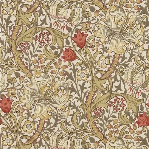 Morris & Co Golden Lily Wallpaper - Gaudion Furniture