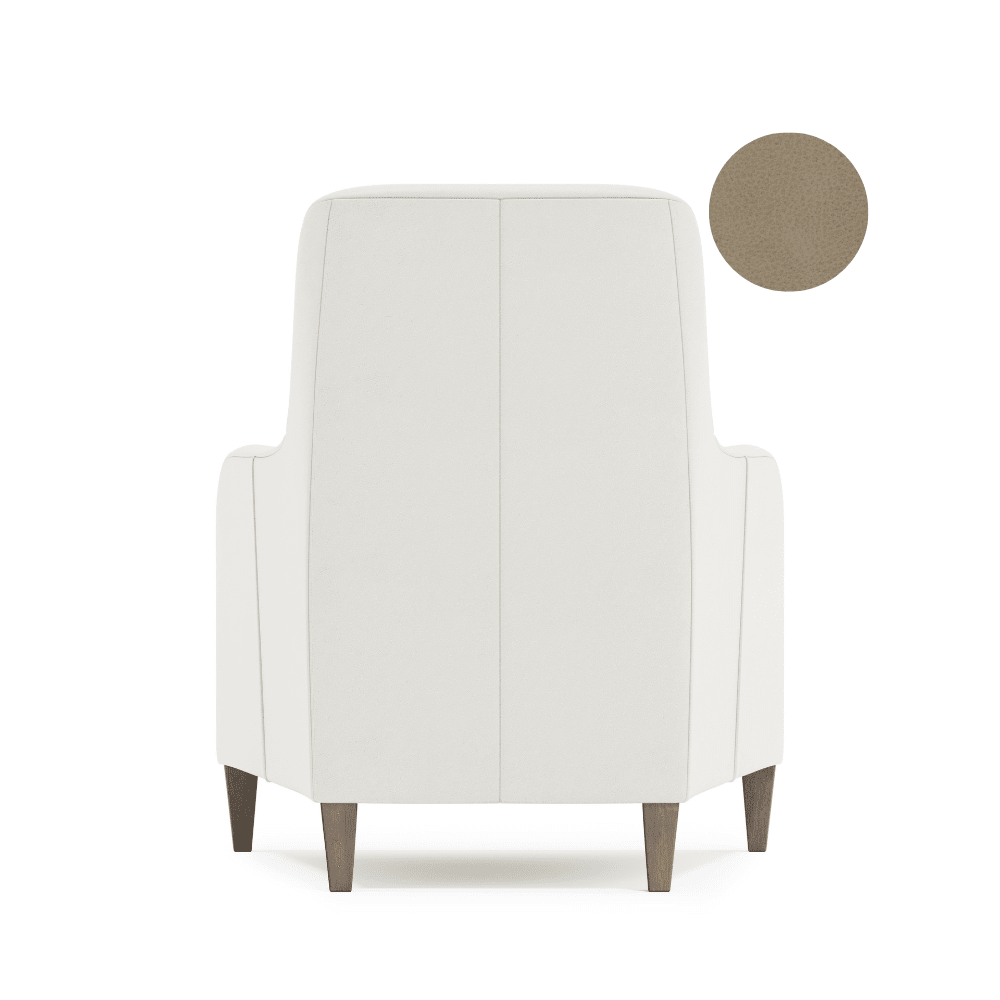 Naomi Leather Armchair Bernhardt x Gaudion Furniture