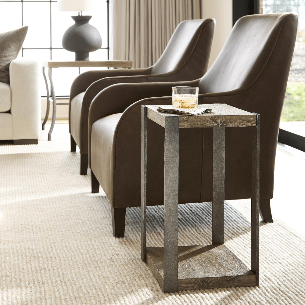 Naomi Leather Armchair Bernhardt x Gaudion Furniture