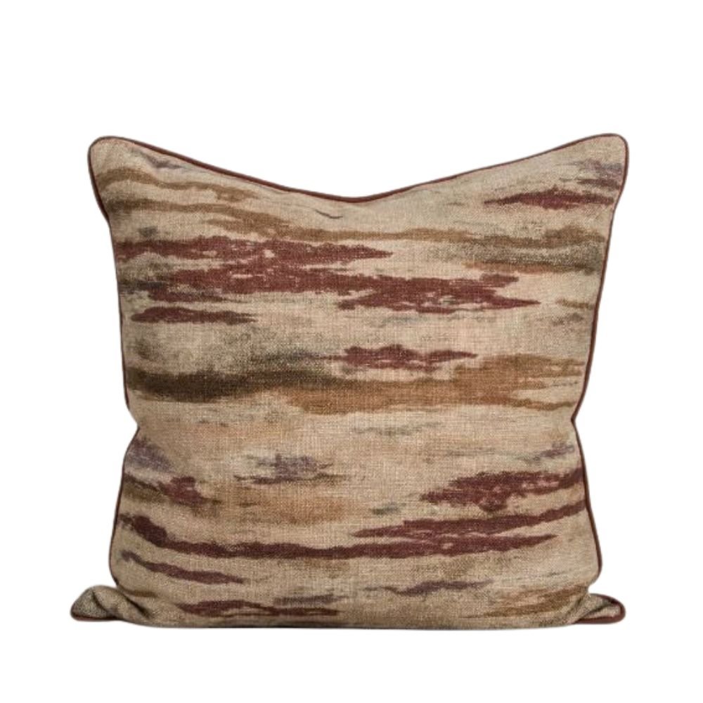 Nerida Cushion 55 cm x 55 cm Aubergine - Gaudion Furniture