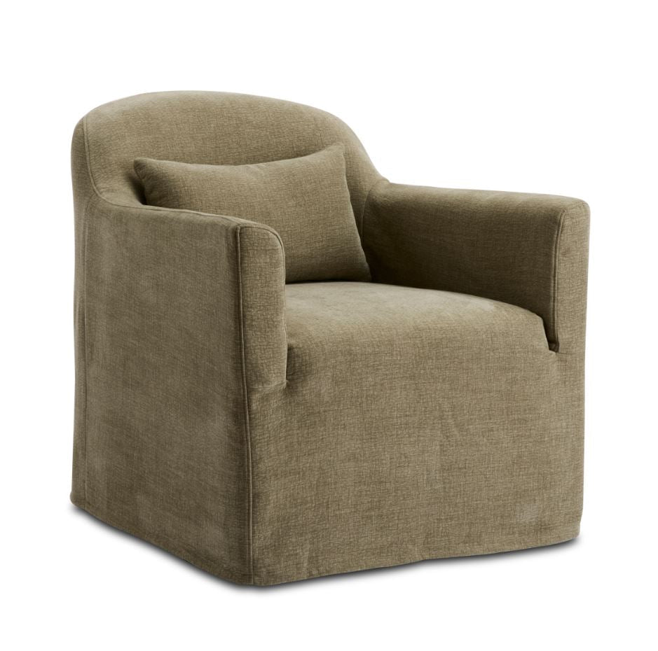 Noah Swivel Armchair Sage - Gaudion Furniture