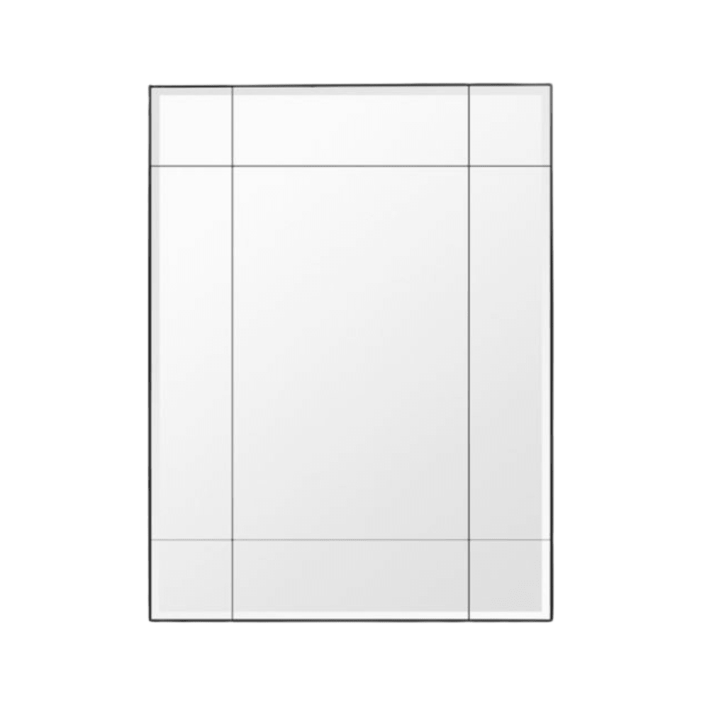 Paris Mirror in Modern Black Frame - Gaudion Furniture