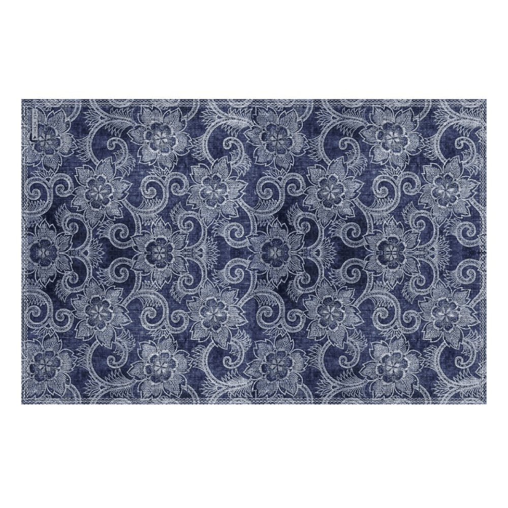 Placemat Royal Indigo Flower - Gaudion Furniture