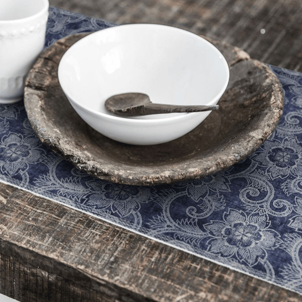Placemat Royal Indigo Flower - Gaudion Furniture