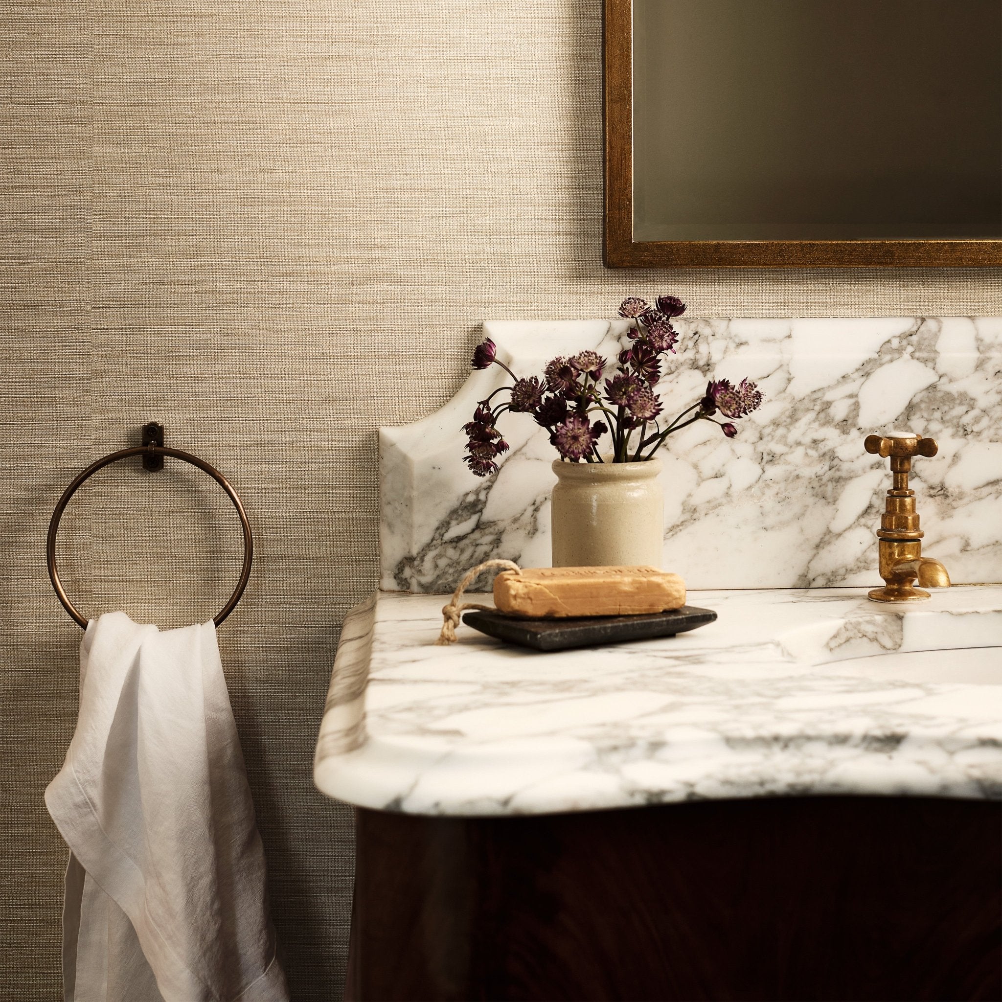 Romo Ciro Abaca Embossed Wallpaper - Gaudion Furniture