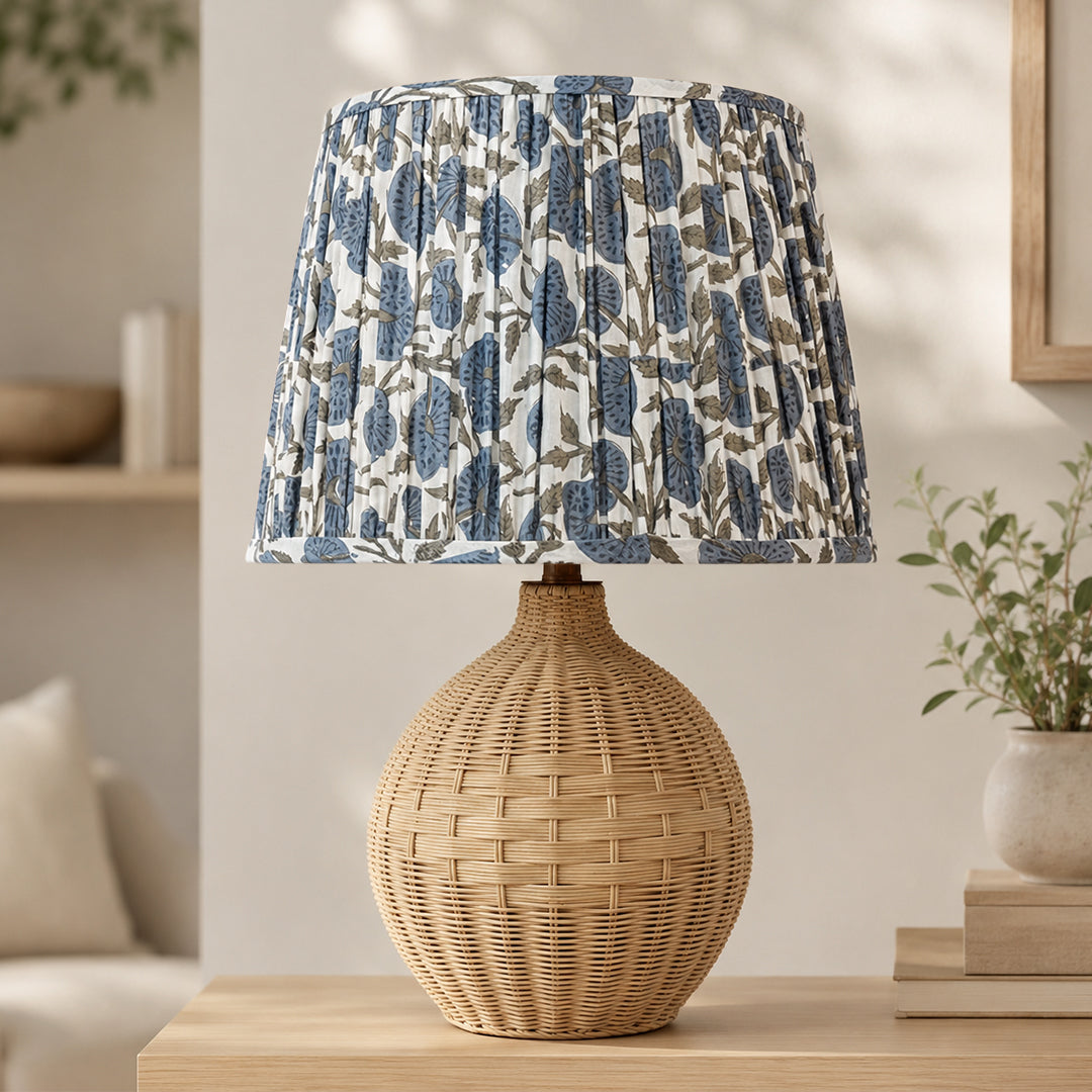 Maple Pleated Lamp Shade Gaudion Furniture