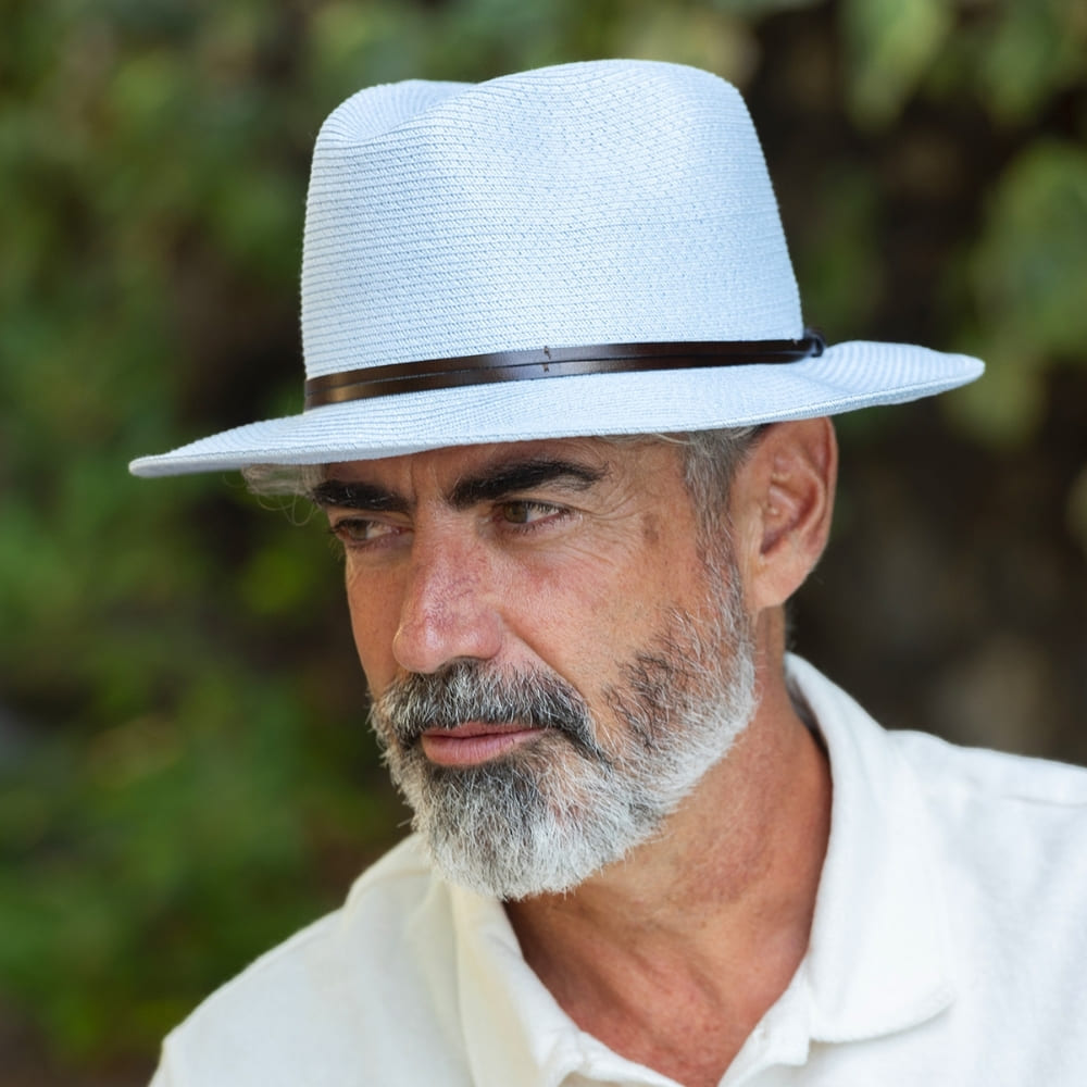 Travaux en Cours French Summer Hat Sky Blue