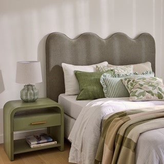 St Tropez Bedhead Sage Queen - Gaudion Furniture