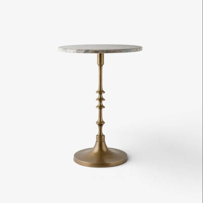 Sutton Side Table in Marble - Gaudion Furniture